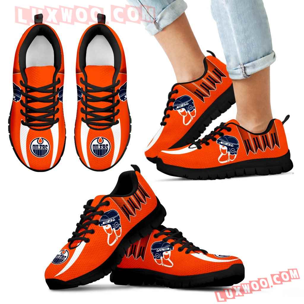 Vintage Four Flags With Streaks Edmonton Oilers sneakers
